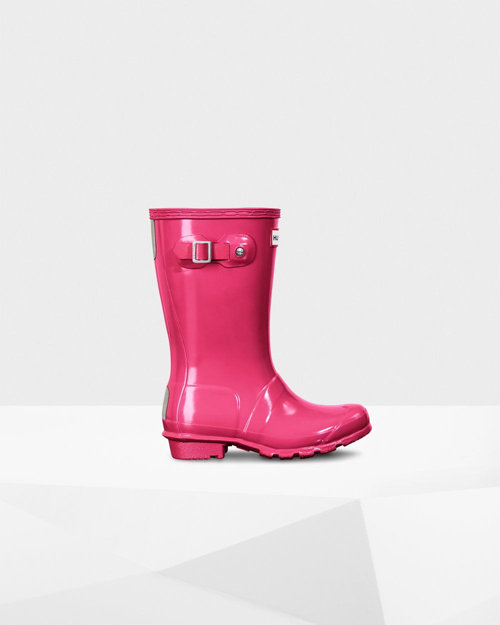 Bottes de Pluie Hunter Original Grands Gloss Enfant Rose Clair WMLDPEX-52